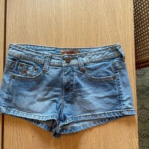 Denim paris blues shorts girls junior size 5